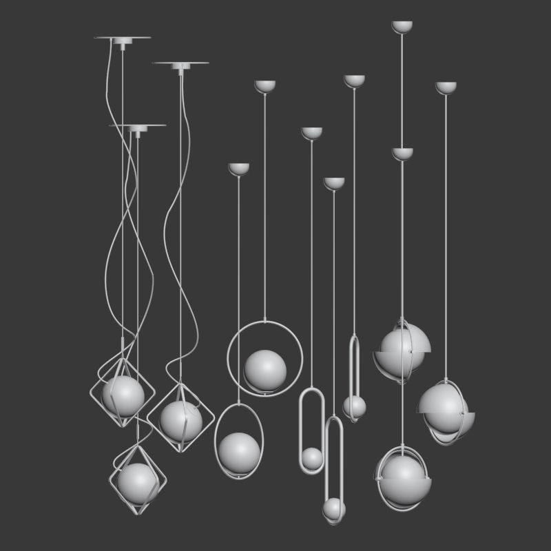Light Collection 4 Type 3D model_1