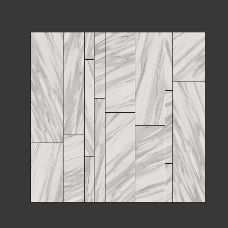 Wall Panel 4 3D model_3