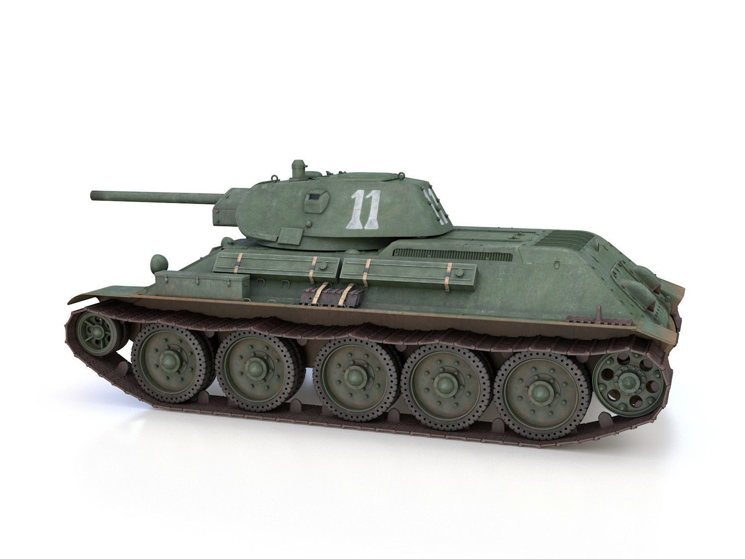 T-34-76 - Model 1941 -Soviet medium tank - 11 3D model_3