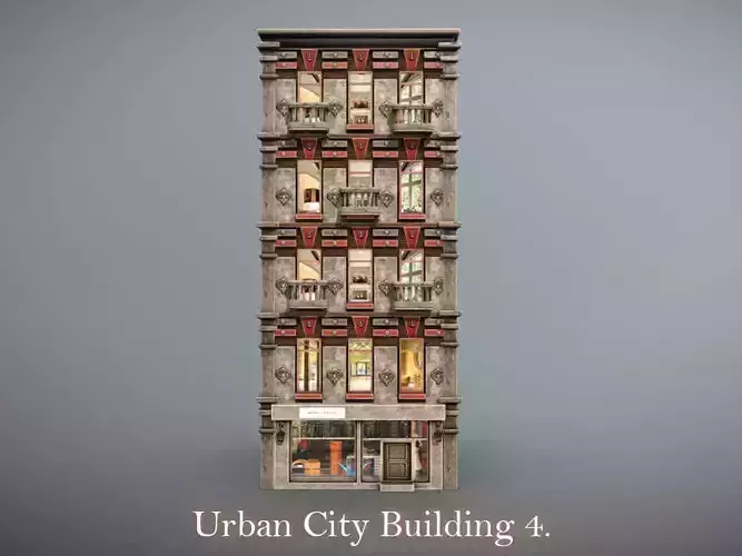 Urban City Building 4 