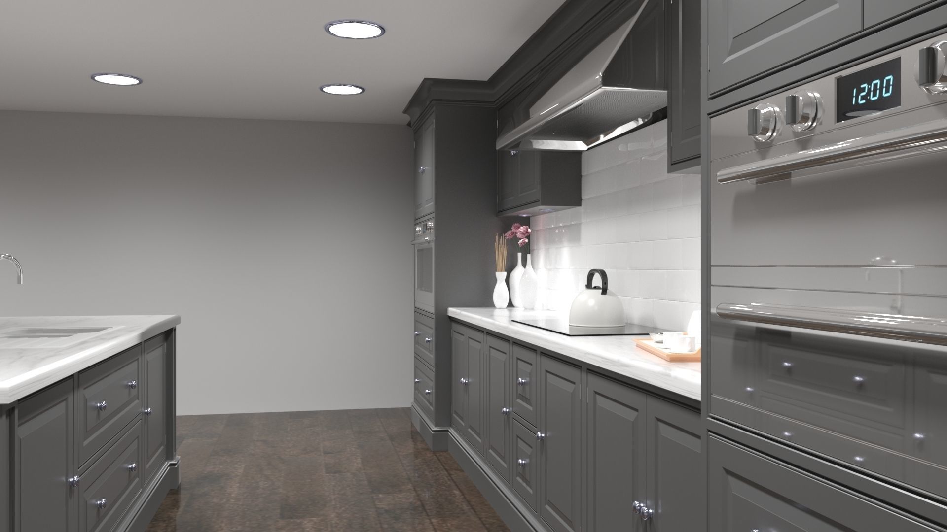 Luxury Kitchen 3D model_8