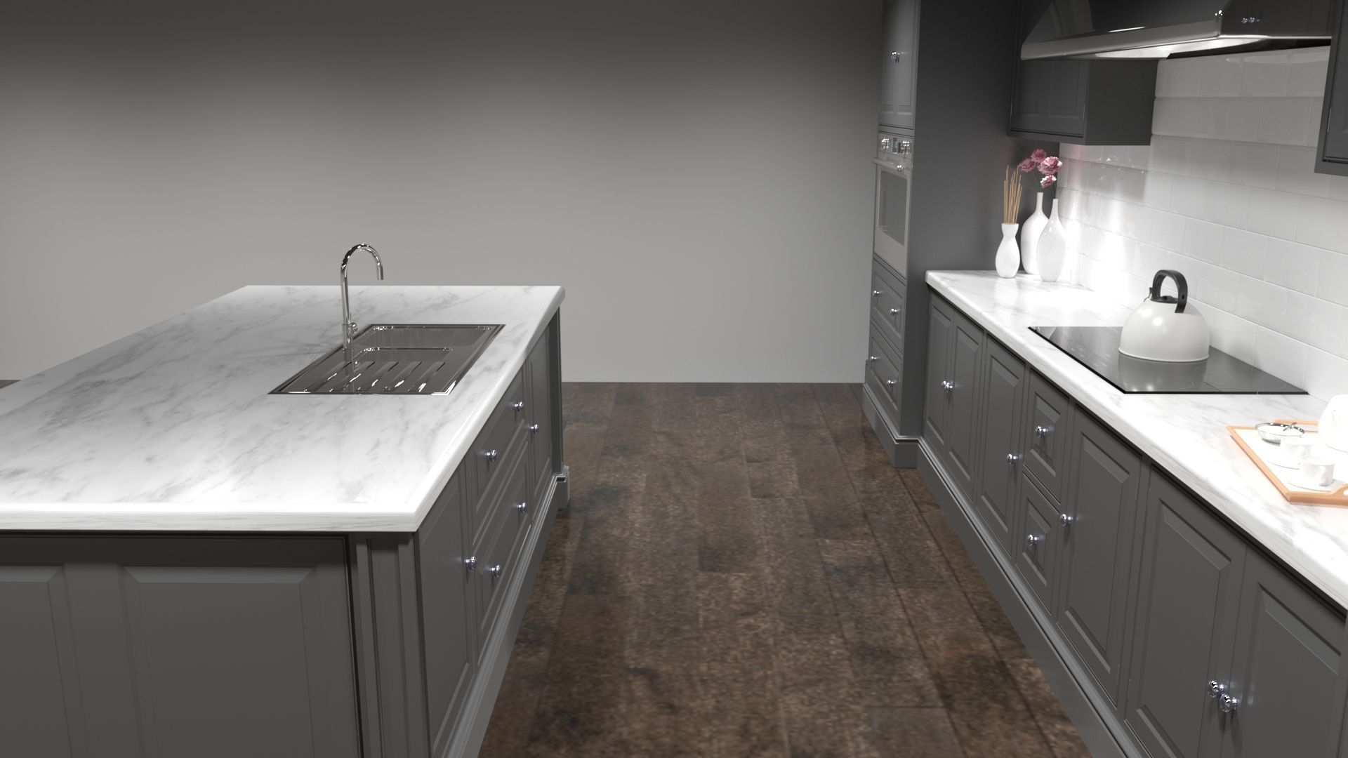 Luxury Kitchen 3D model_12