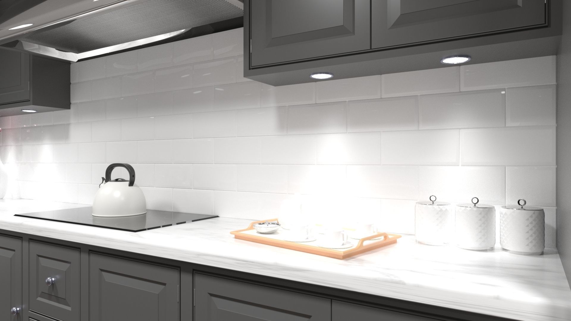 Luxury Kitchen 3D model_14