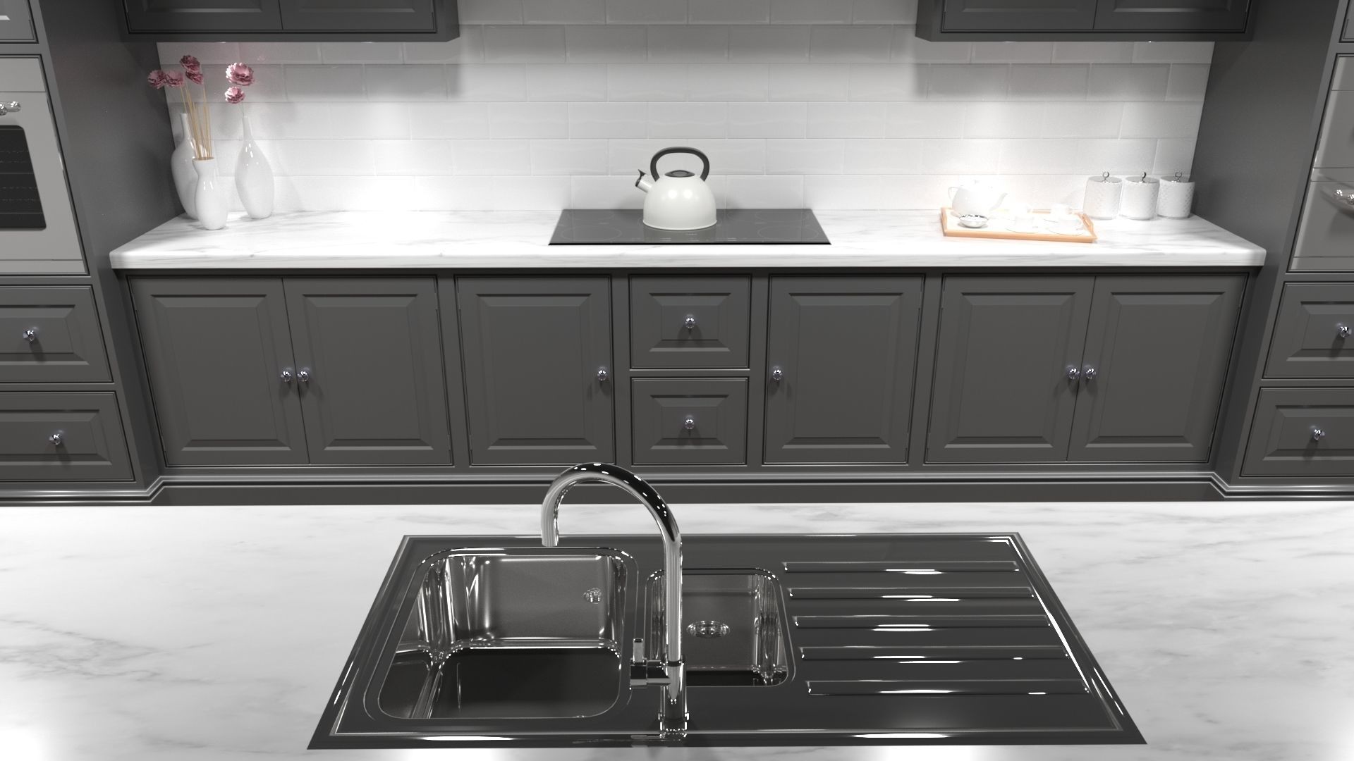 Luxury Kitchen 3D model_10