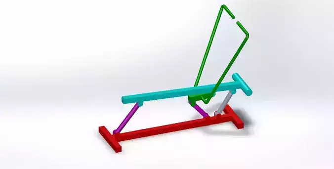 Rowing machine for street workaut