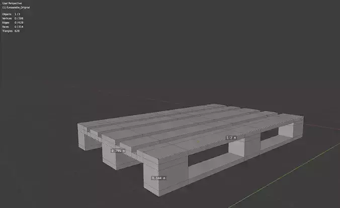 euro pallet 3D model