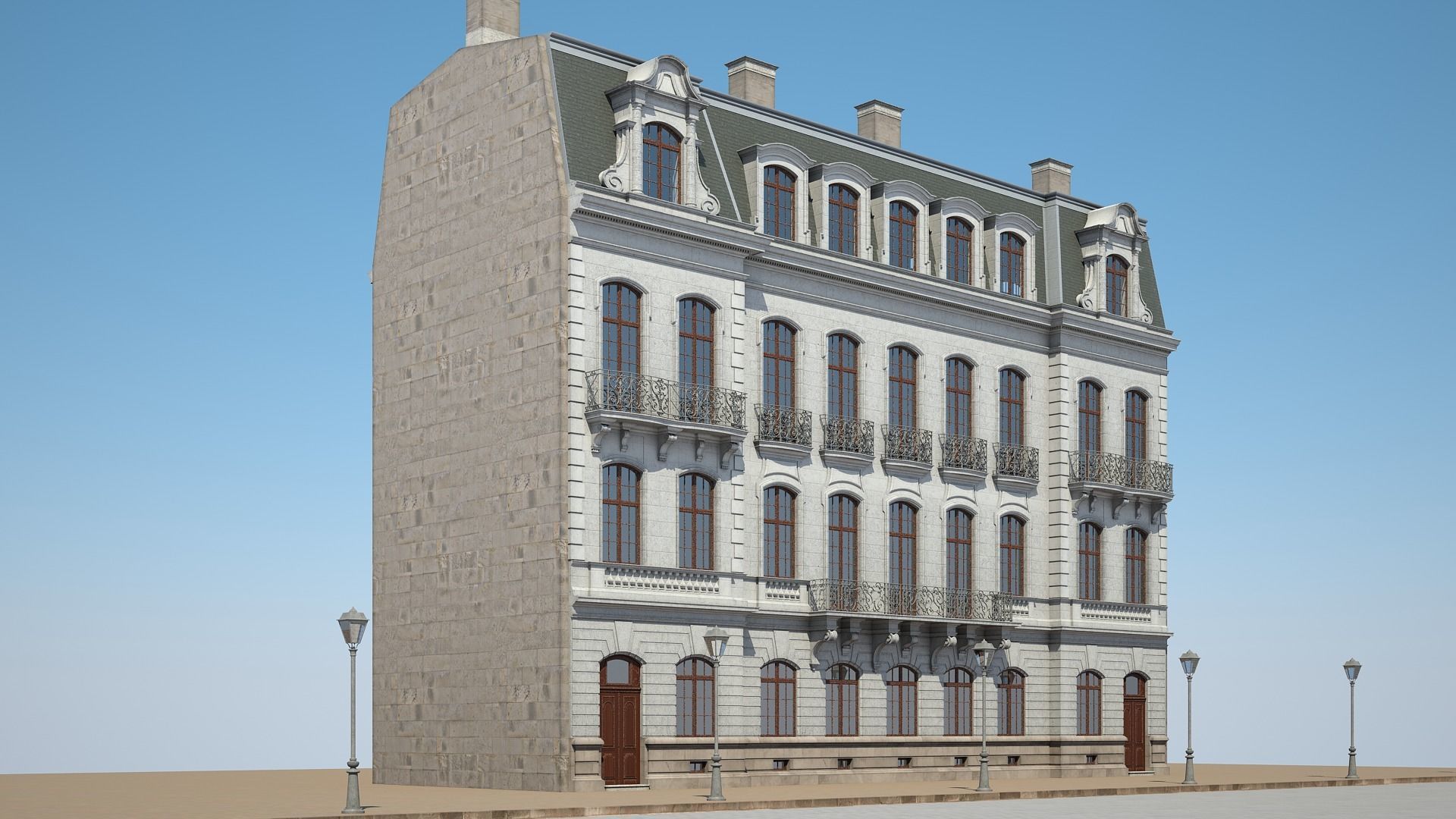 City Building 03 3D model_8