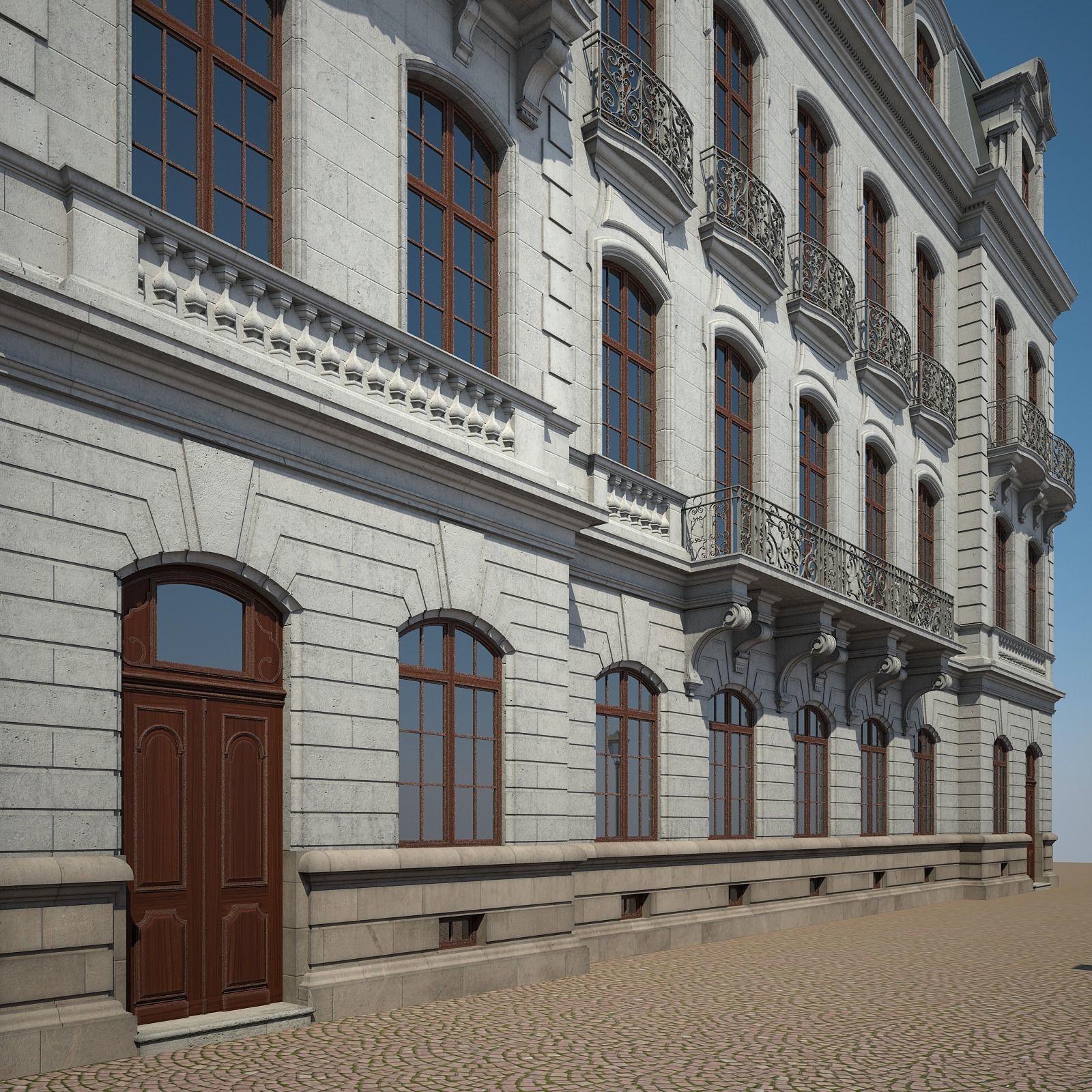 City Building 03 3D model_2