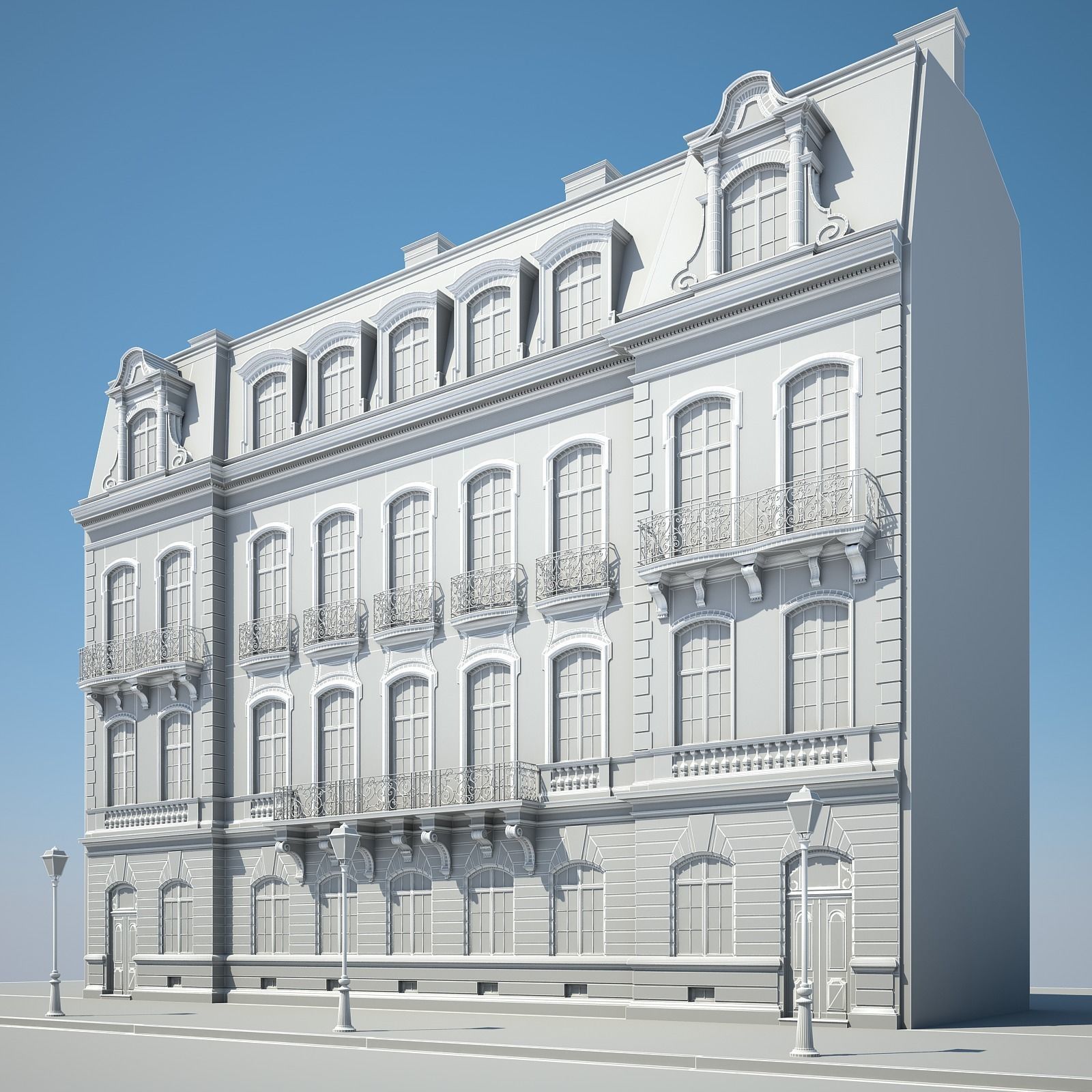 City Building 03 3D model_10