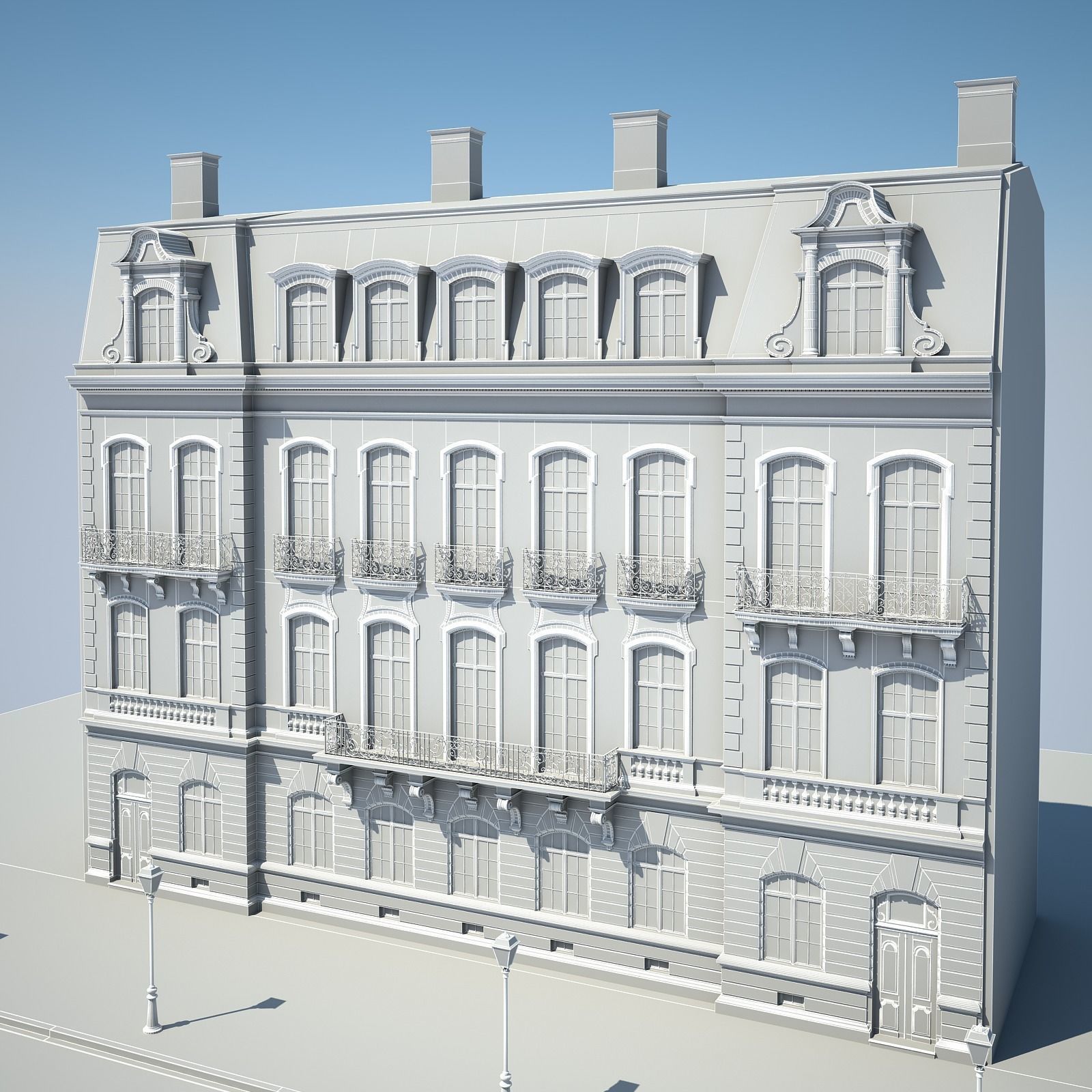 City Building 03 3D model_16