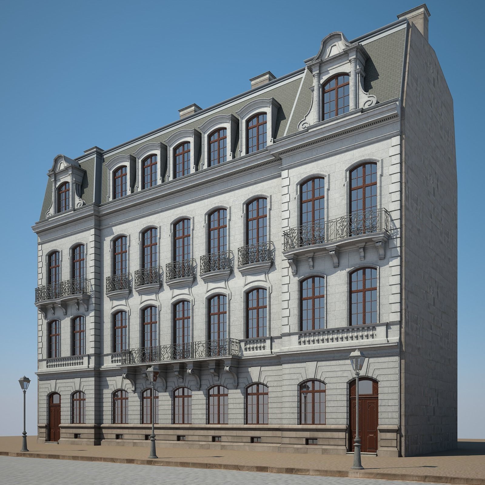 City Building 03 3D model_1