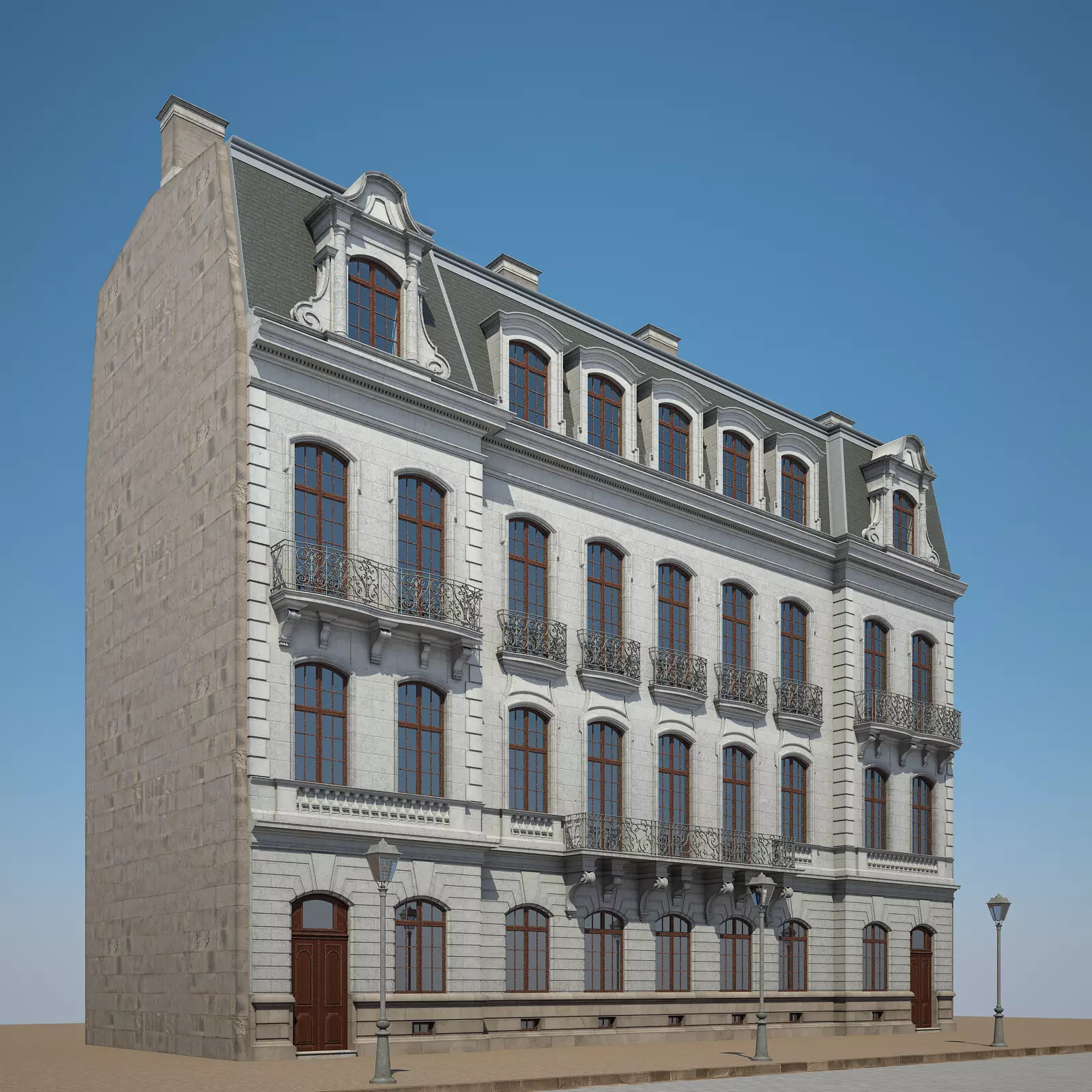 City Building 03 3D model_0