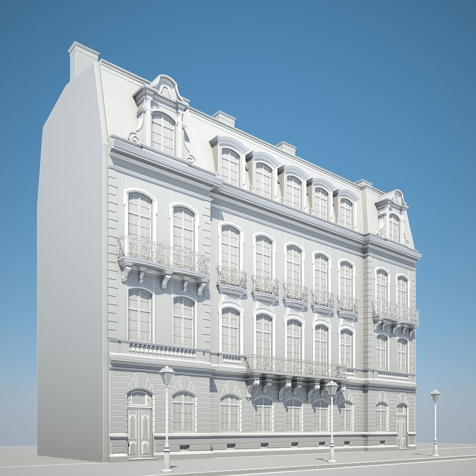 City Building 03 3D model_9