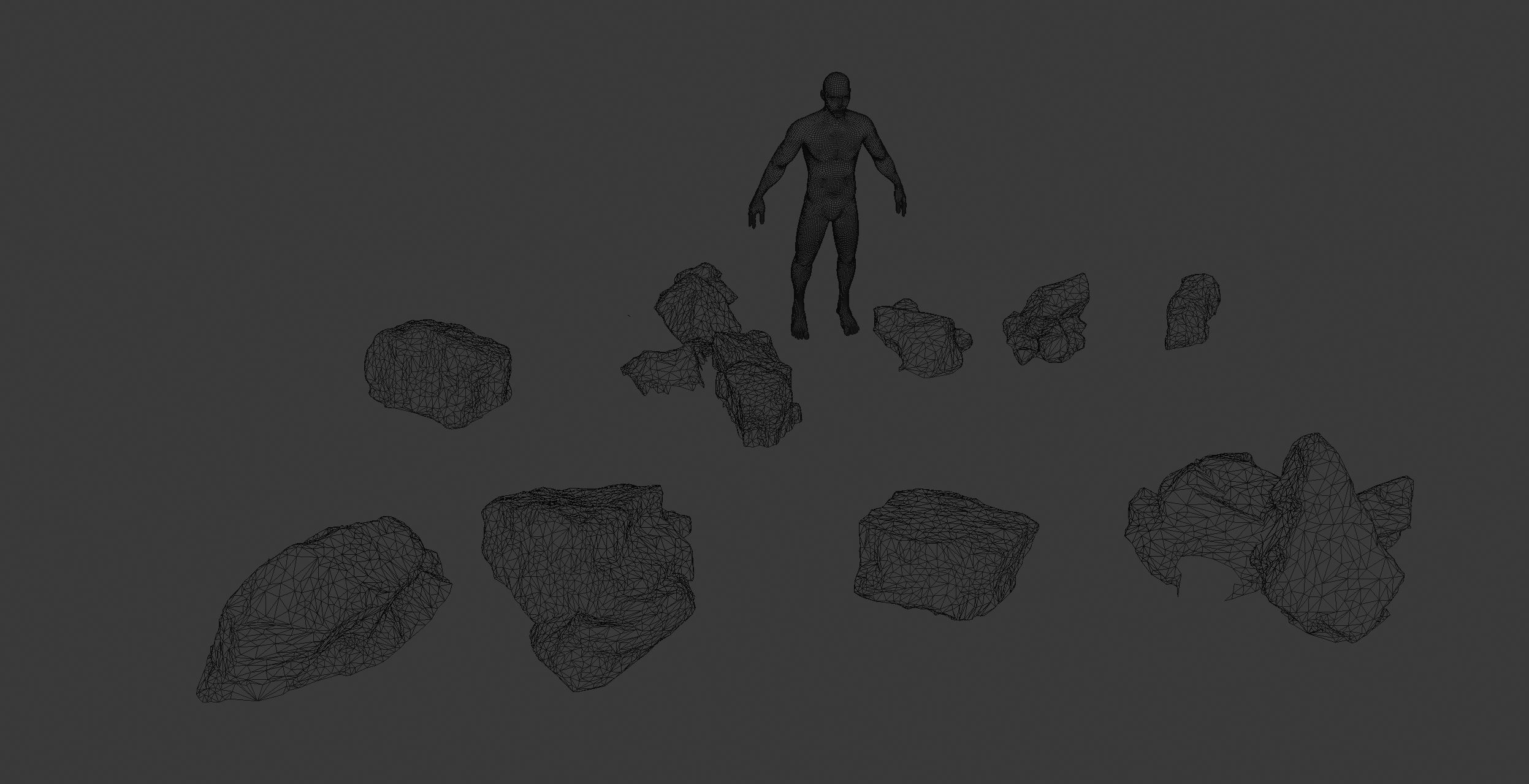 Rock Scans - 3D PBR Low Poly Models Pack Low-poly 3D model_8