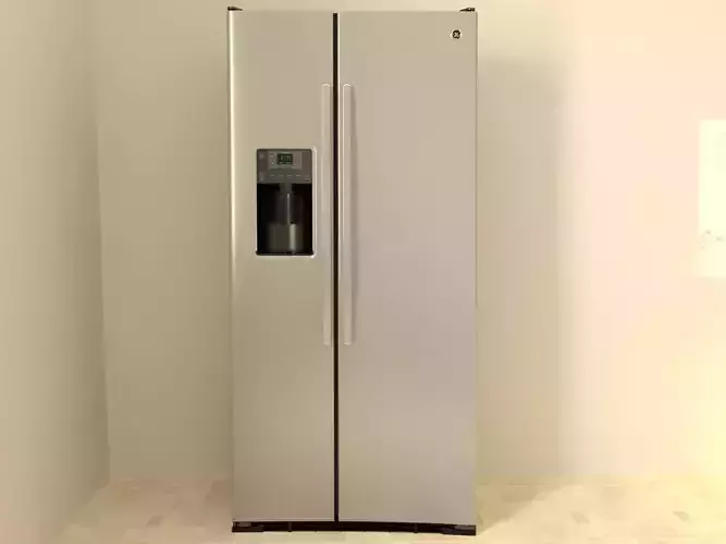 Freezer silver refrigerator