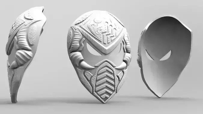 mask model for 3d printing