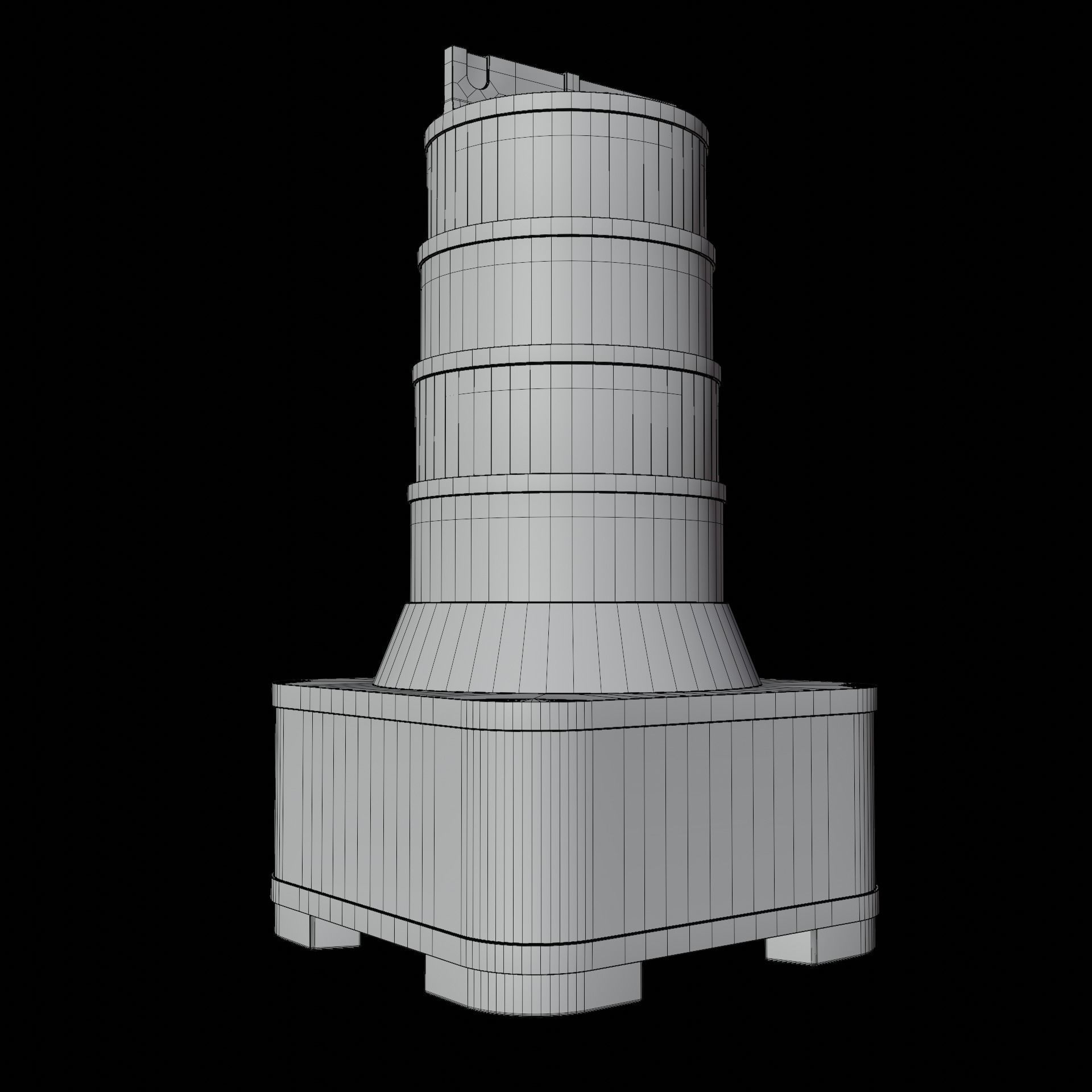 Cone 110 cm 004 3D model_12