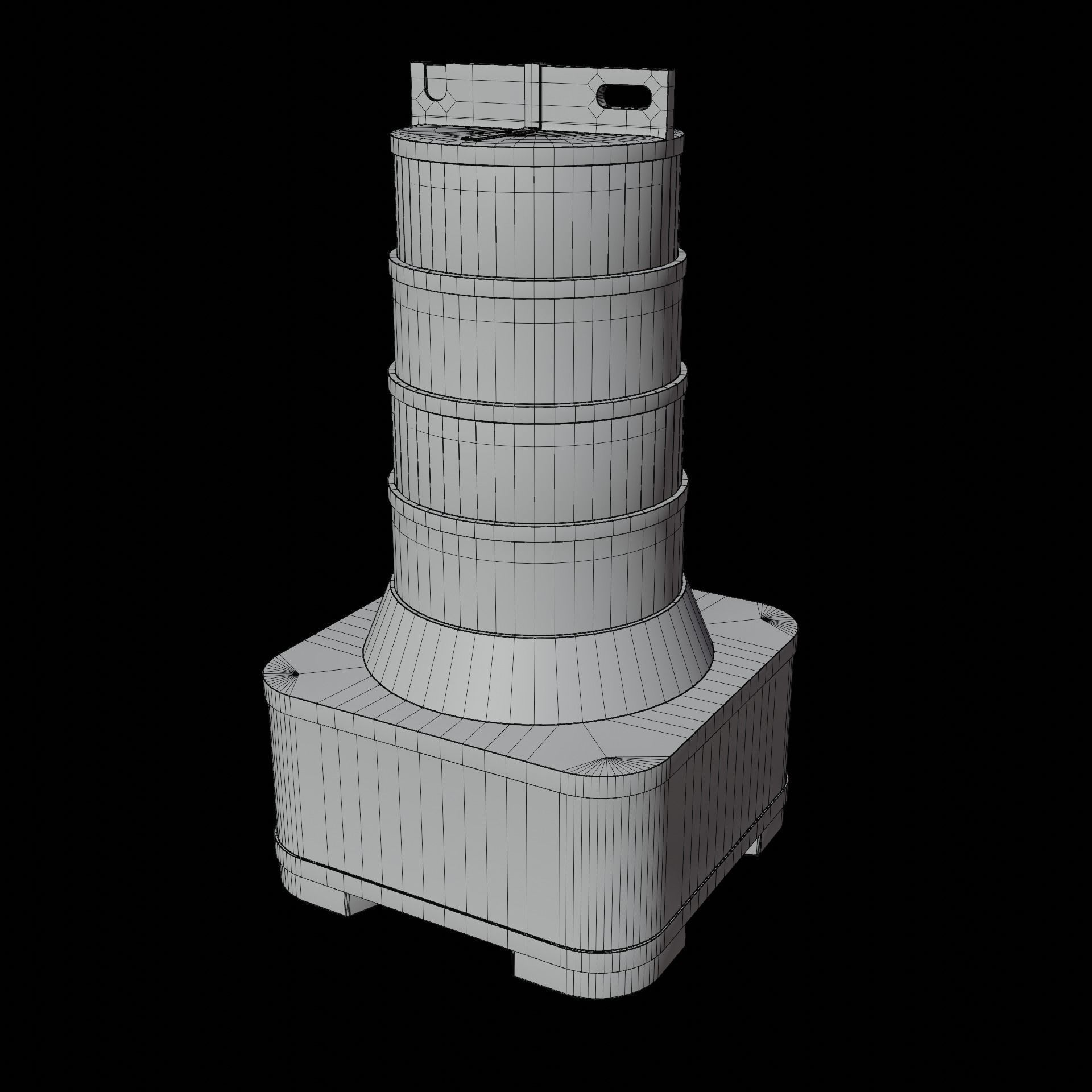 Cone 110 cm 004 3D model_9