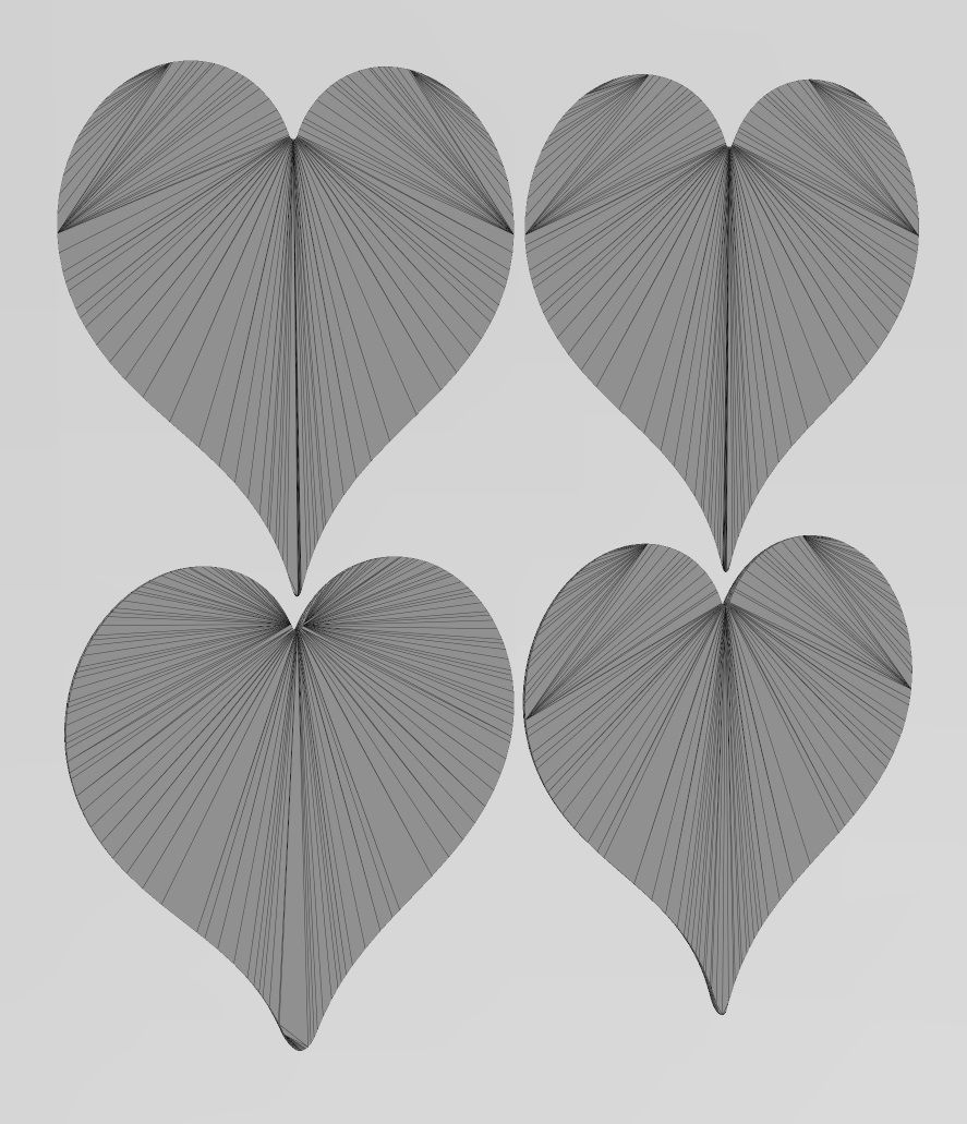 4 Heart shaped ornaments 3D print model_12