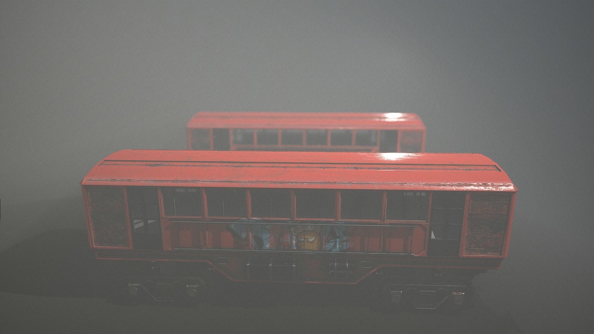 Lowpoly Train With 2 Texture Low-poly 3D model_18