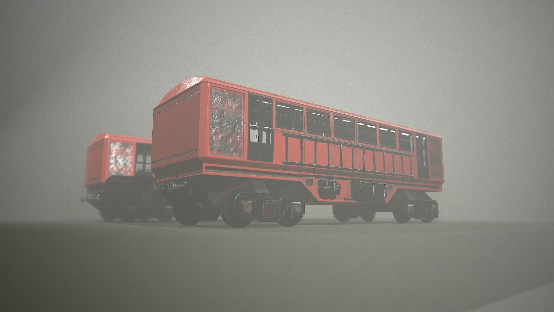 Lowpoly Train With 2 Texture Low-poly 3D model_15