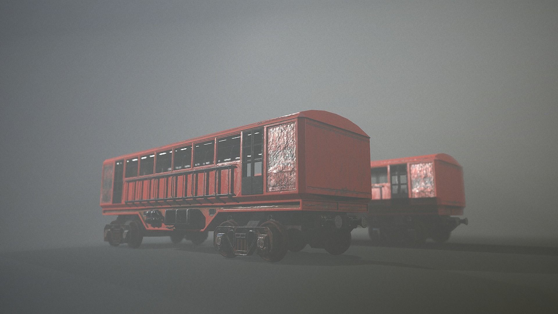 Lowpoly Train With 2 Texture Low-poly 3D model_14