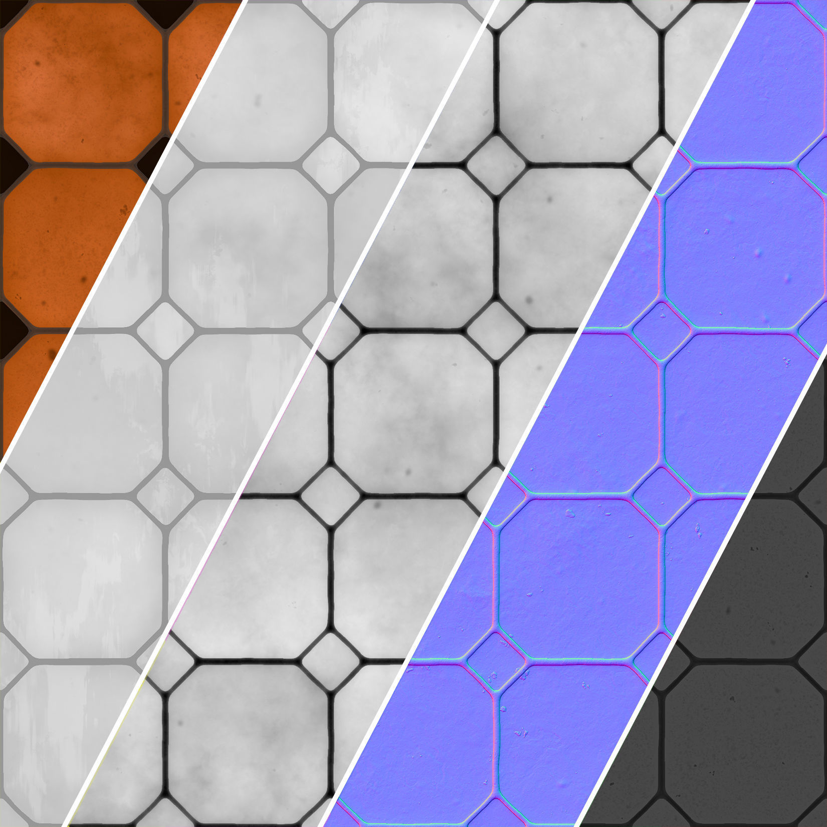 Set floor material Texture_1