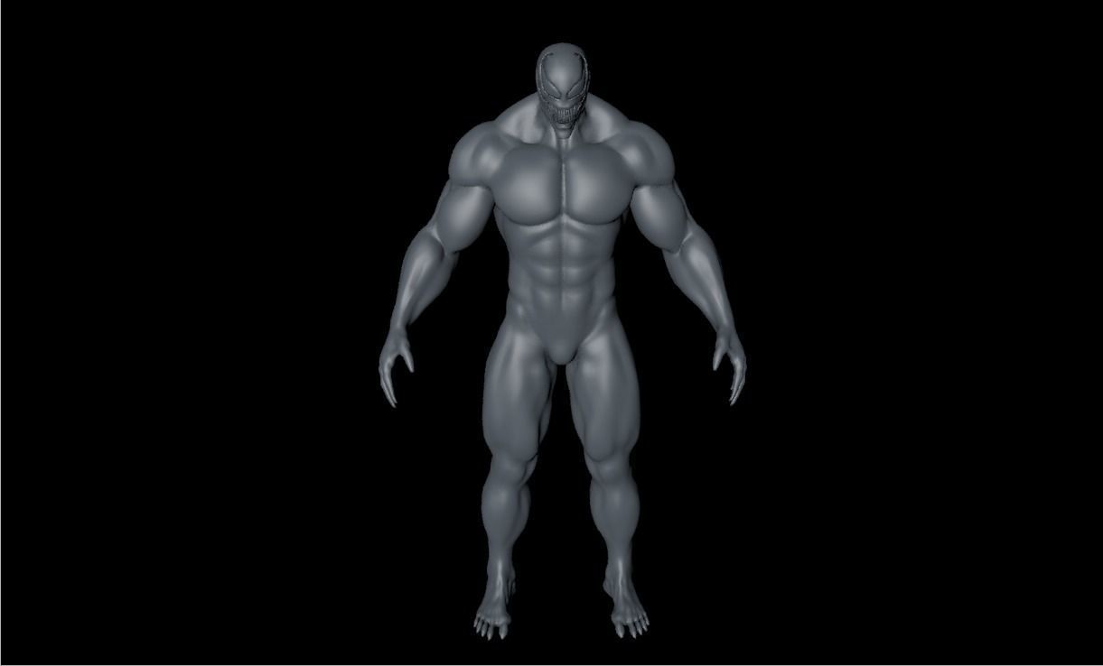 VENOM MESH C4D FR Free 3D model_4