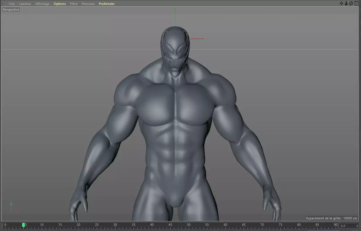 VENOM MESH C4D FR Free 3D model_0