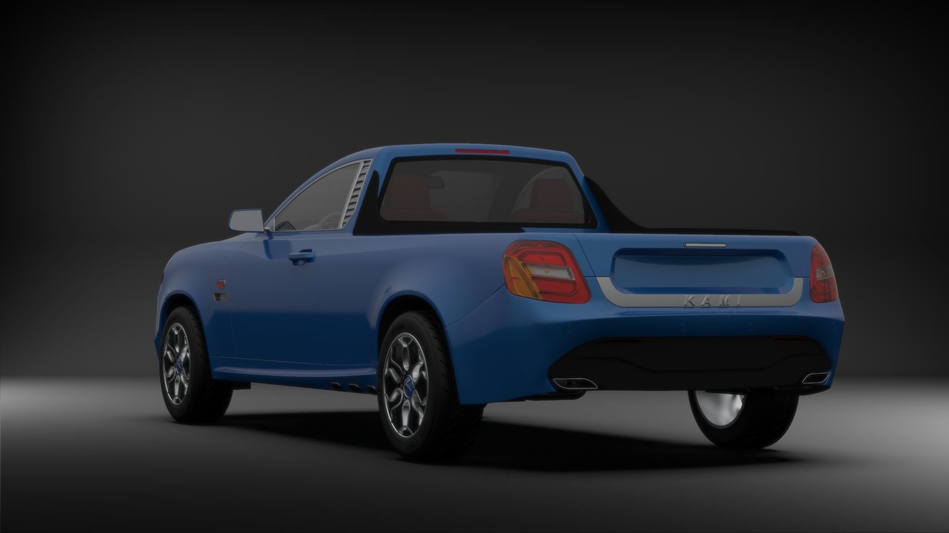 Generic Pickup Truck 3D model_3