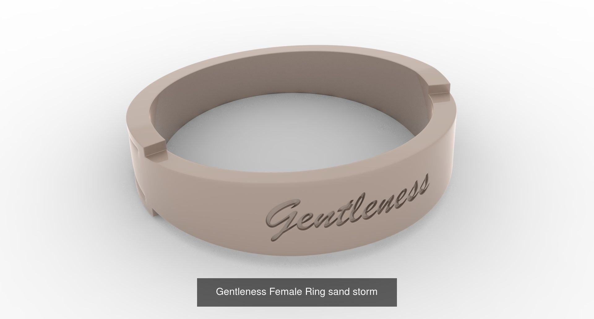 Colorful Female Finger Rings with Fruit of Holy Spirit 3D Model Collection_7