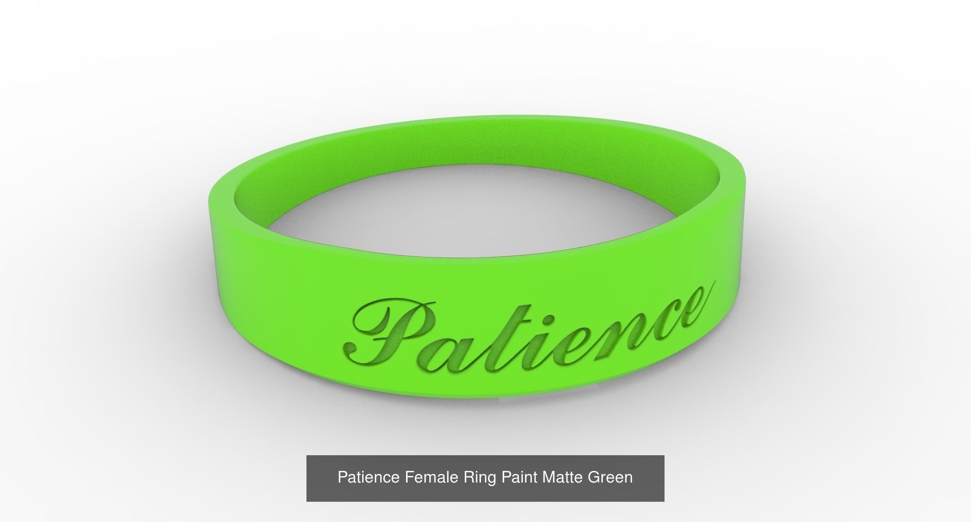 Colorful Female Finger Rings with Fruit of Holy Spirit 3D Model Collection_3