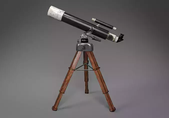 Telescope on tripod