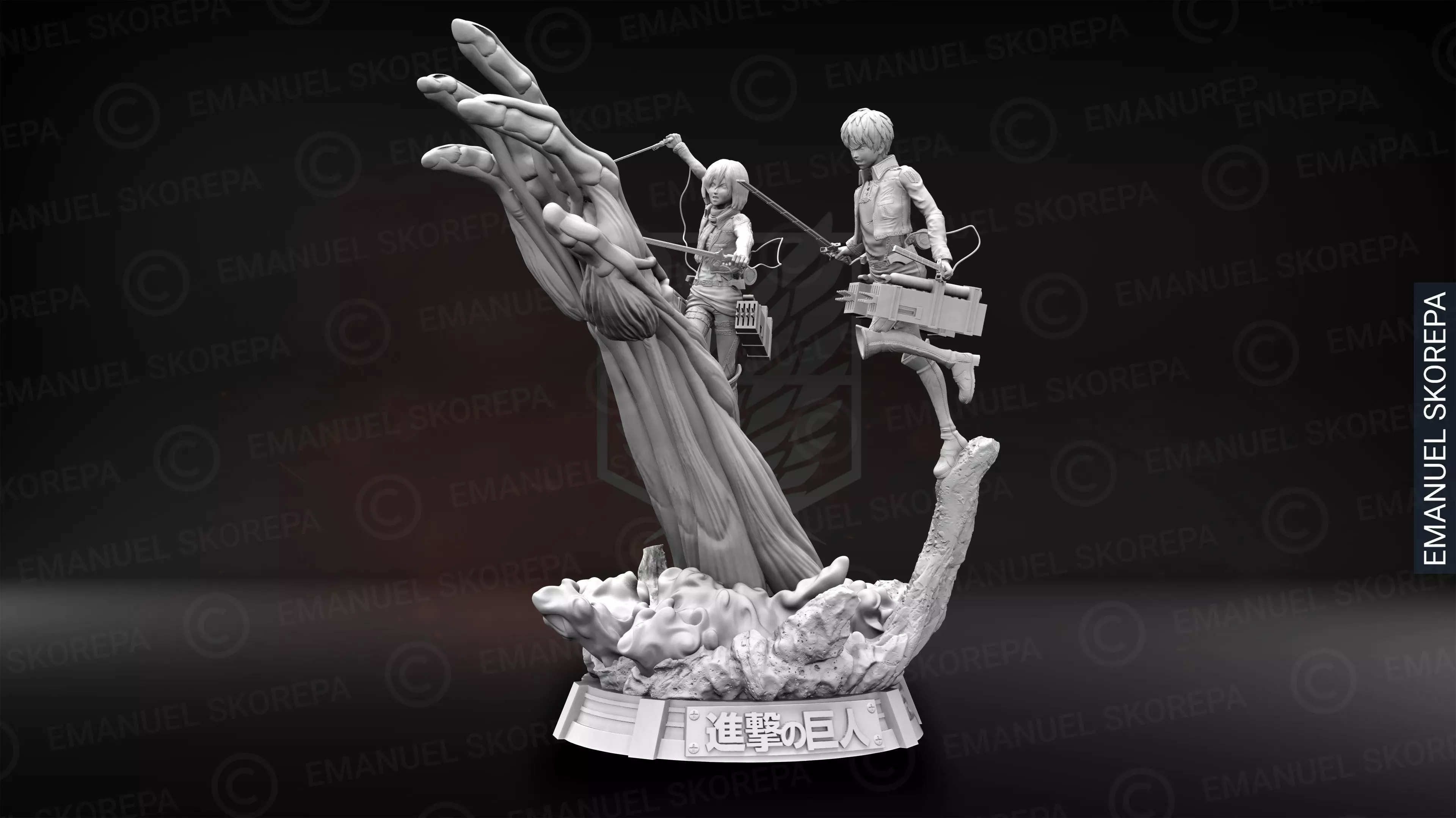 ATTACK ON TITAN 3D print model_0