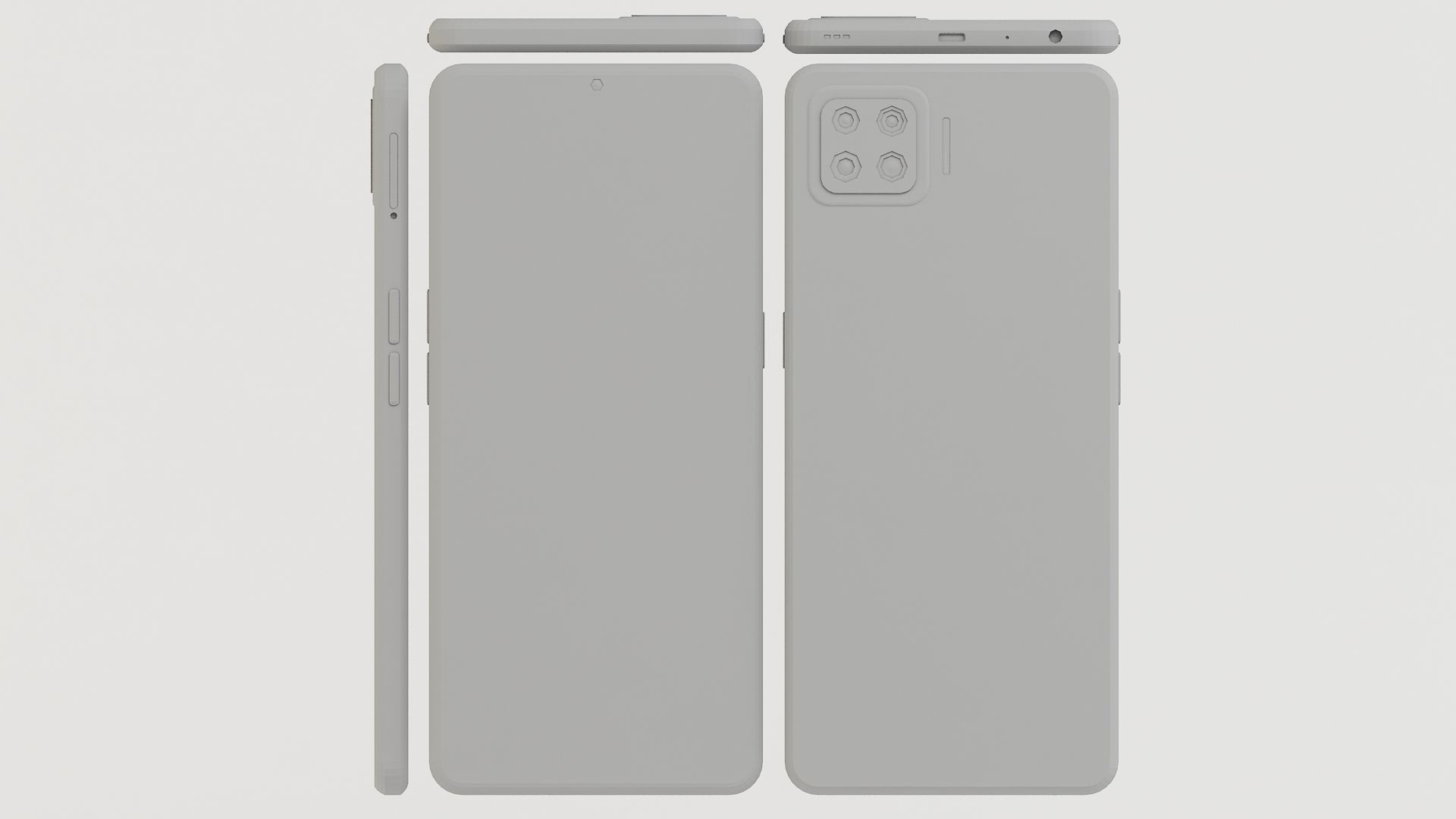 Oppo F17 3D model_5