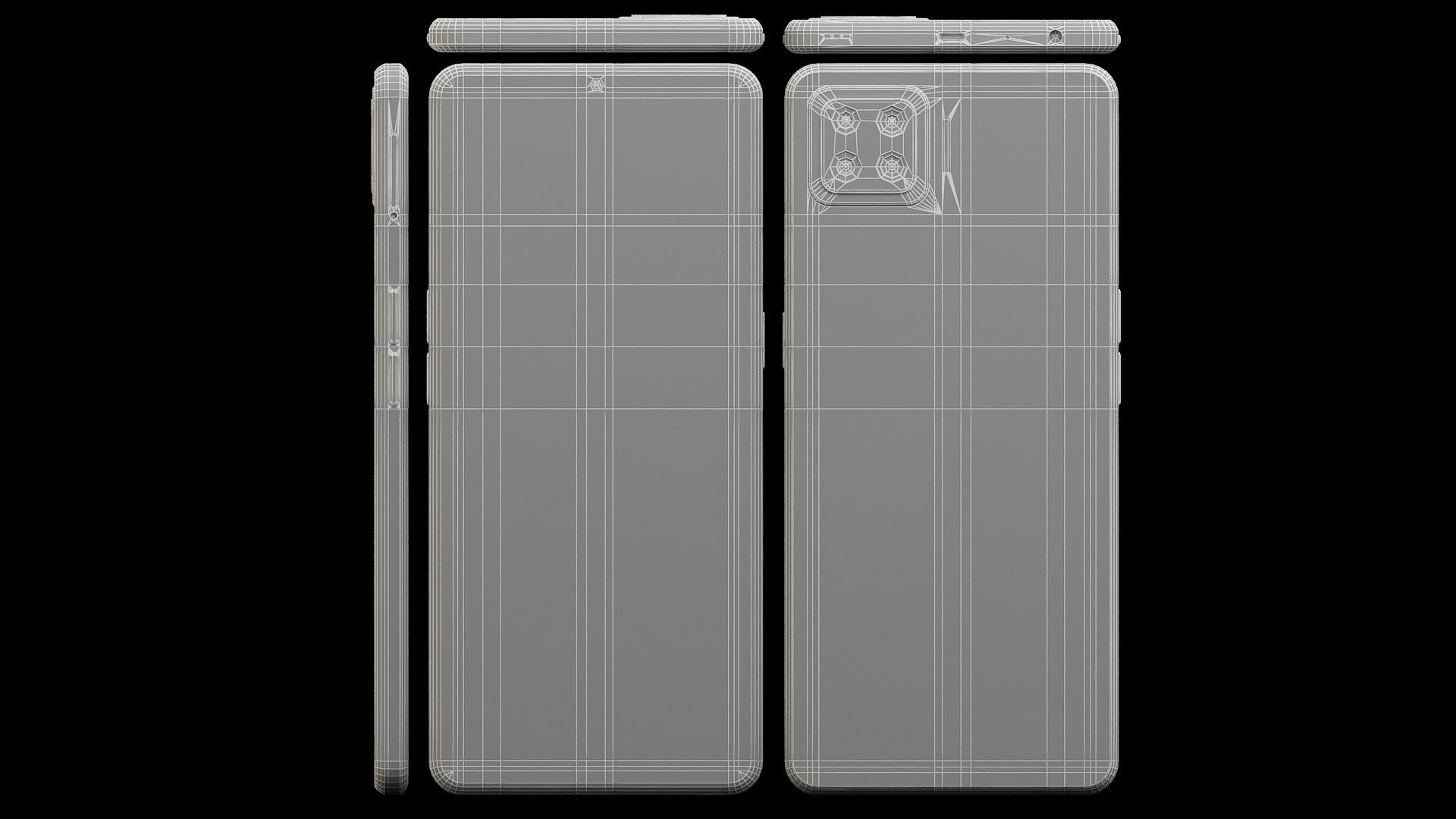Oppo F17 3D model_9