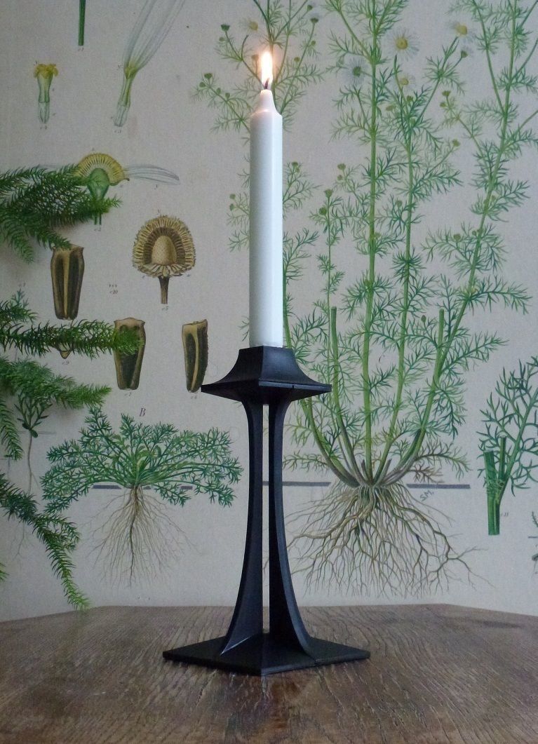 Art deco candle and tealight holder 3D print model_1