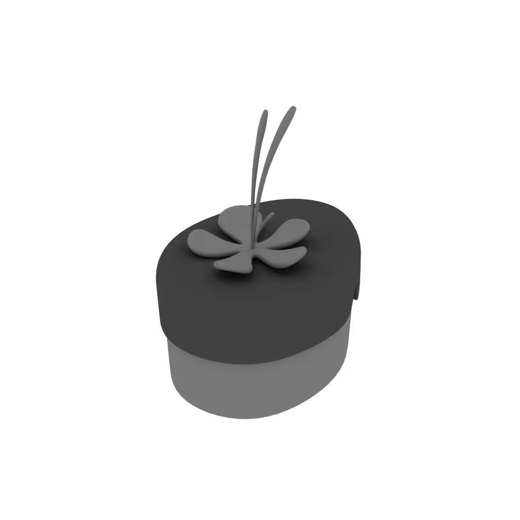 Closed little box 3D model