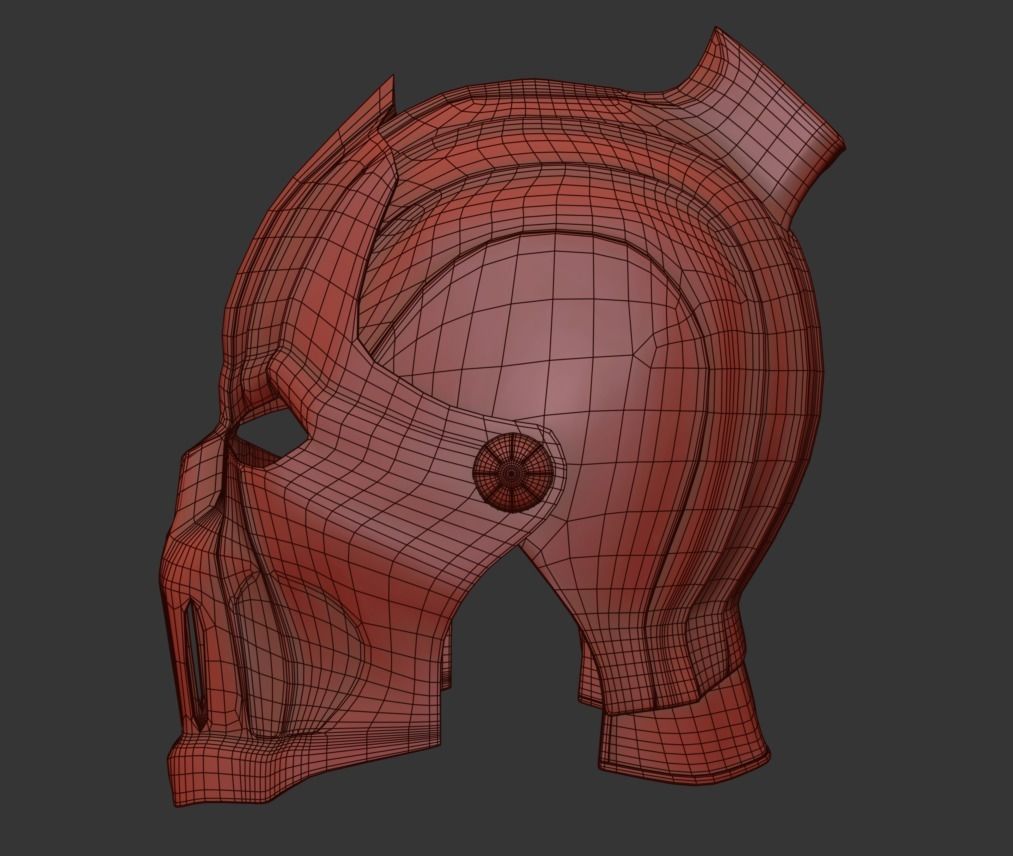 Vampire helm 3D model_11