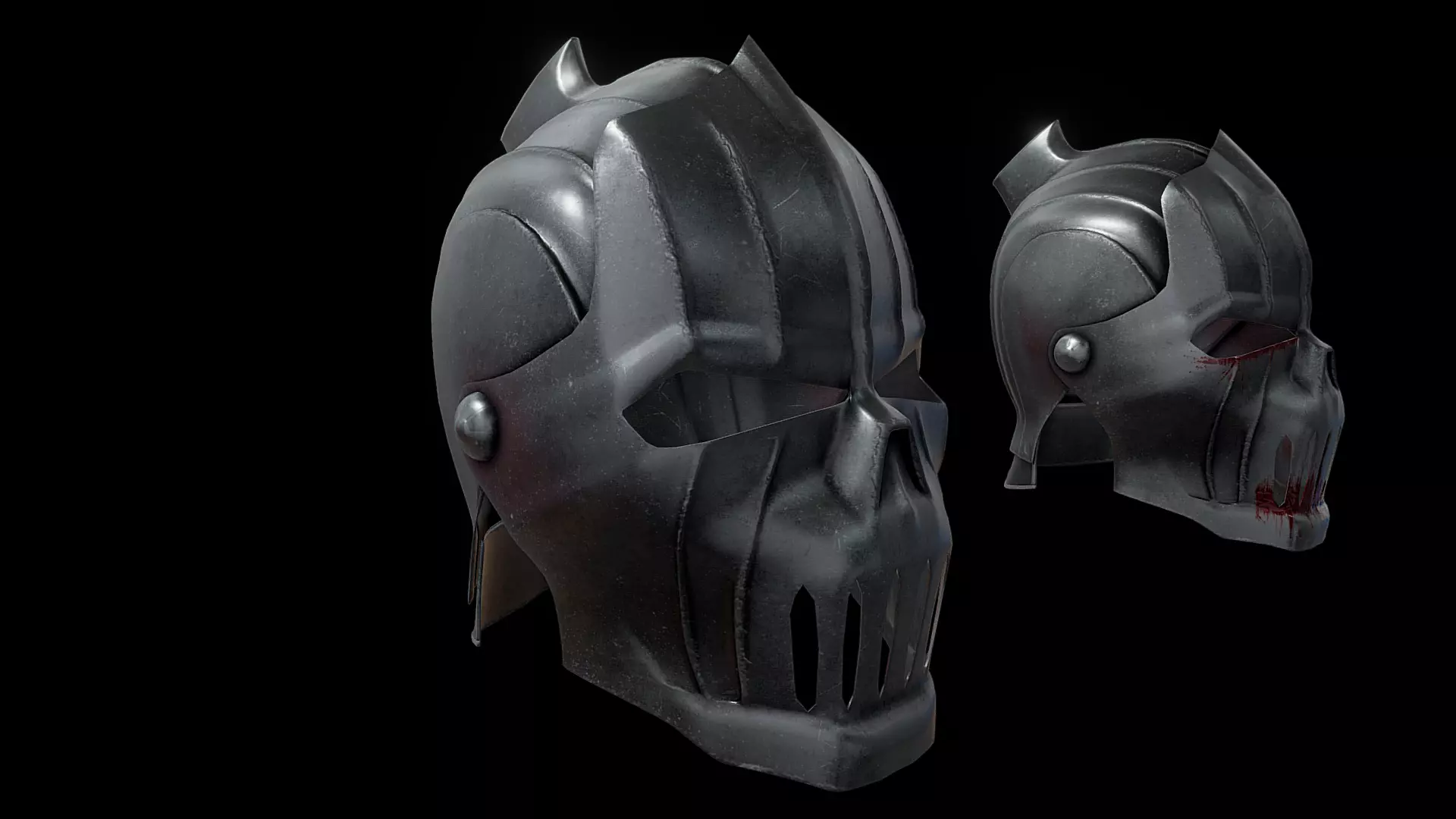 Vampire helm 3D model_0