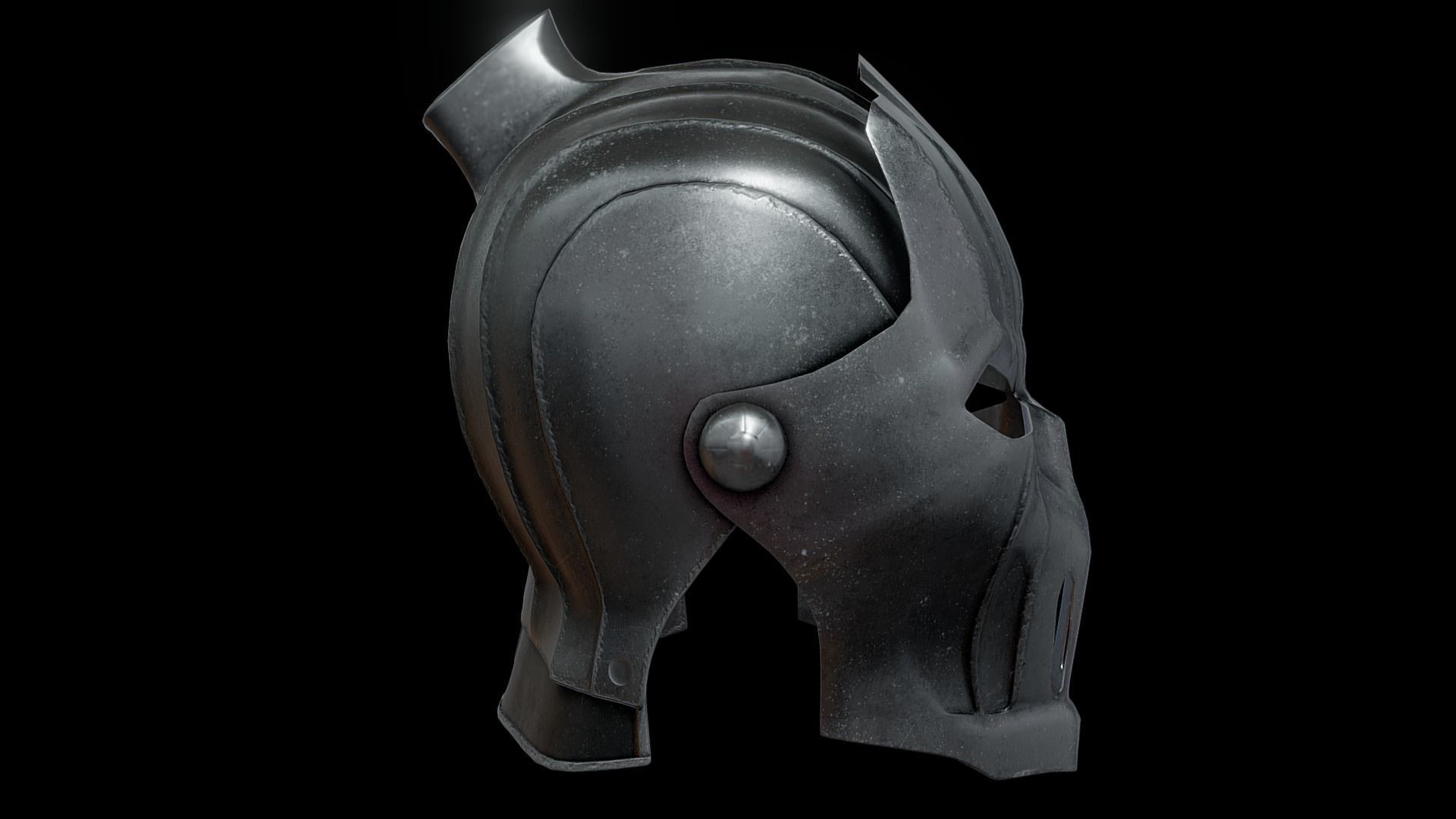 Vampire helm 3D model_9