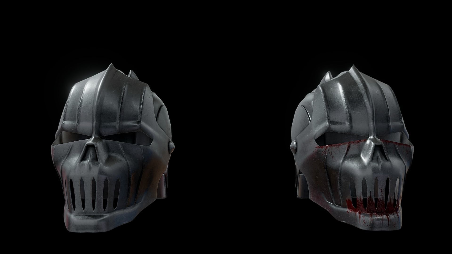 Vampire helm 3D model_6