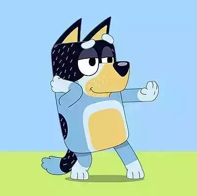 Bluey Dad Bandit Cookie and Fondant Cutter with Embosser