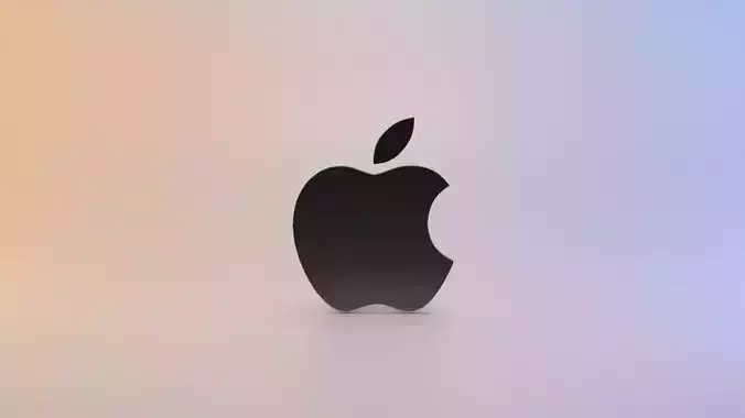 Apple Logo Low-poly 3D model