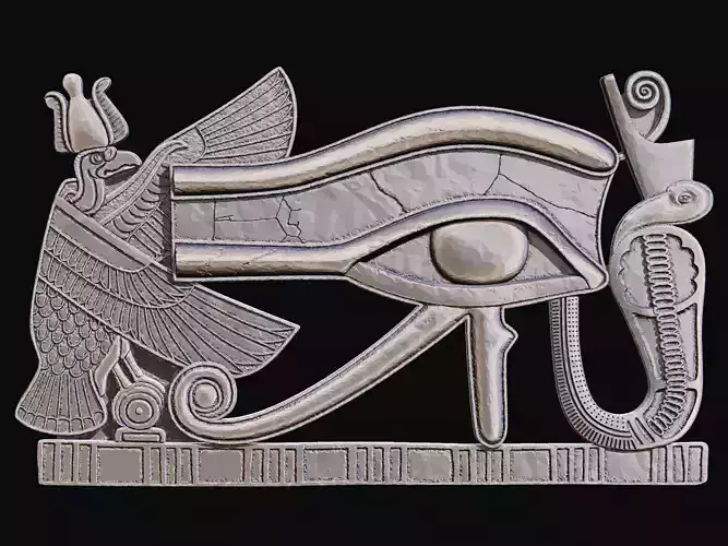 Eye of Ra for CNC Router and 3D print model