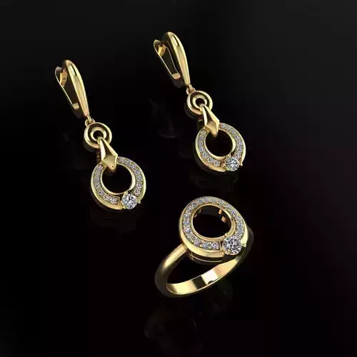 Ring and Earrings 126