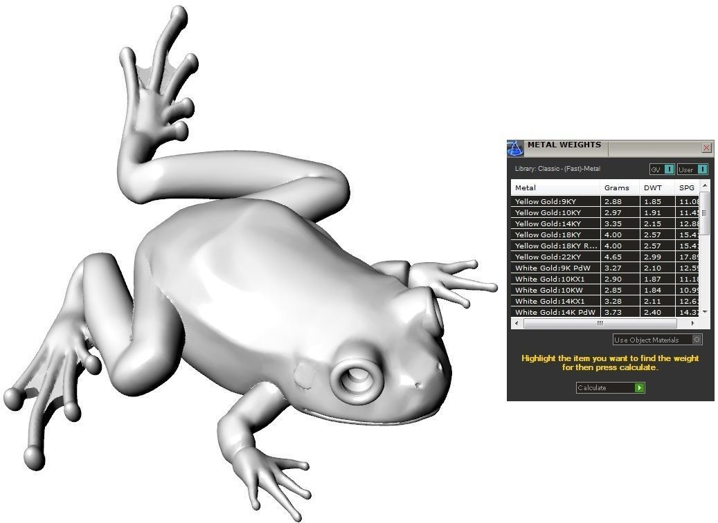 pendant frog double-sided 3D print model_8