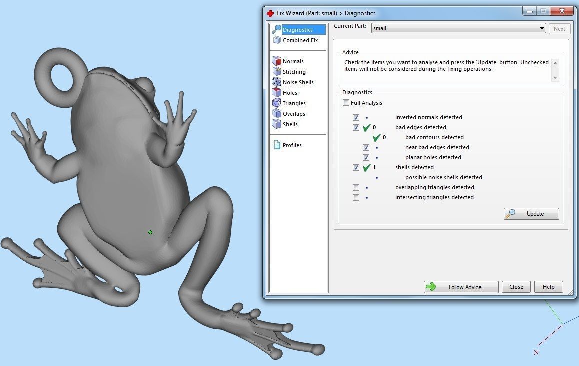 pendant frog double-sided 3D print model_4