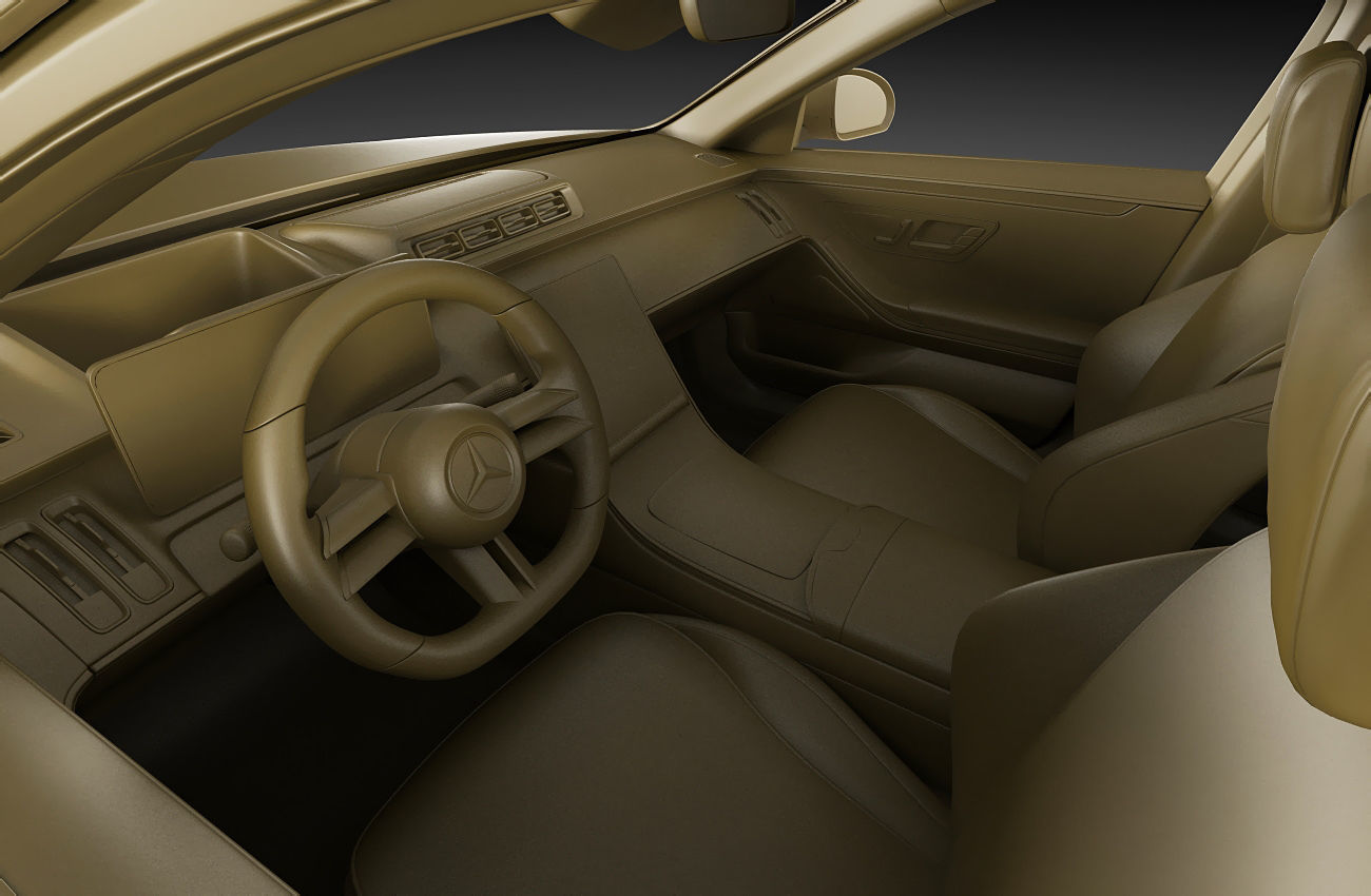 Mercedes-Benz S-class 2021 LWB and SWB 3D model_25