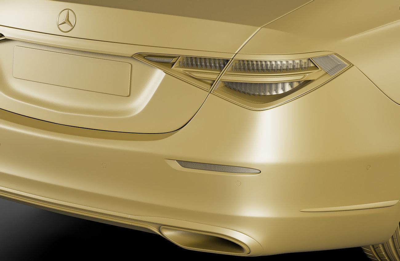 Mercedes-Benz S-class 2021 LWB and SWB 3D model_24